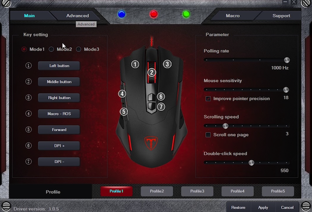 Gaming Mouse software