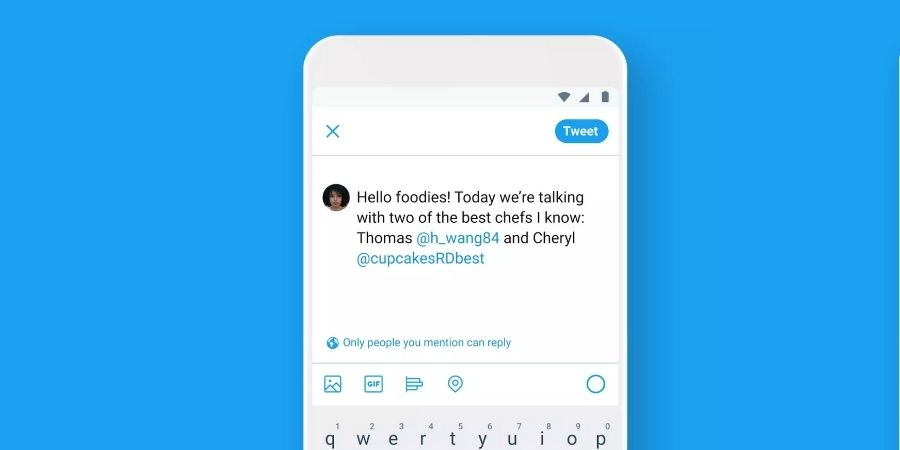 Twitter now lets you limit replies to your tweets