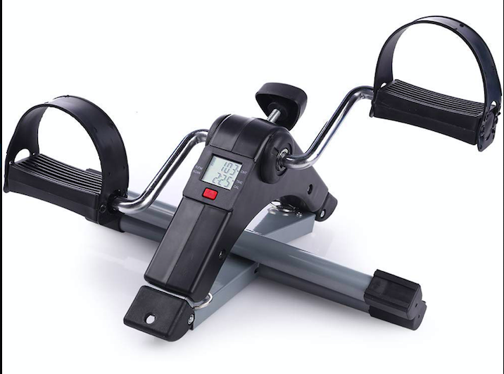 Qualimate Foldable Portable Foot Pedal Exerciser Cycle
