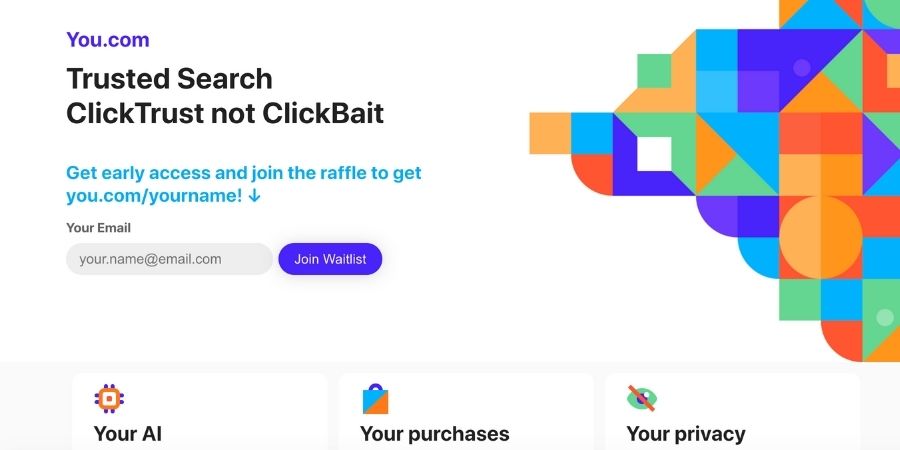 New search engine You.com aims to take on Google Search
