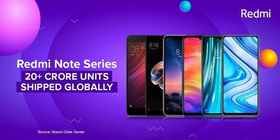 Xiaomi Redmi Note series surpasses 200 million sales milestones