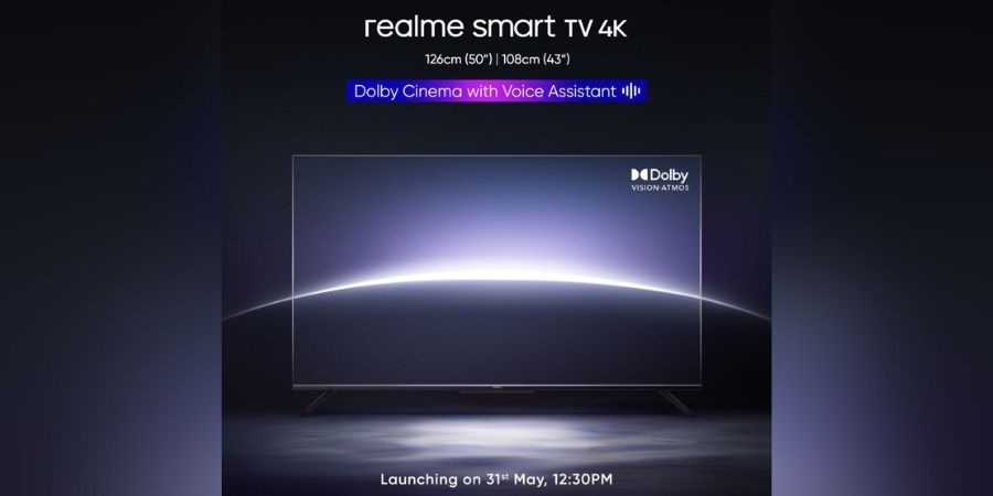 Realme to launch X7 Max 5G smartphone along with Smart TV 4K 50″ and 43″ in India on May 31