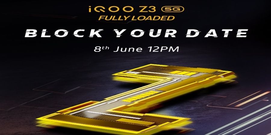 iQOO Z3 5G is launching in India on June 8