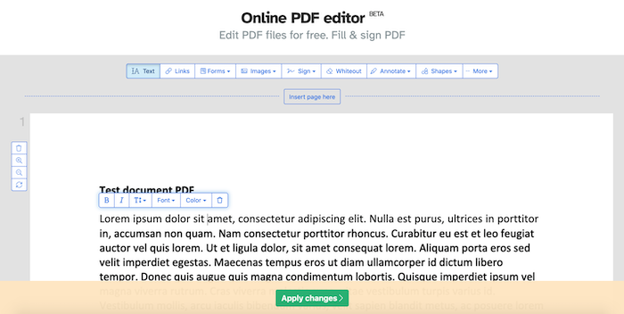 best online pdf editor merge