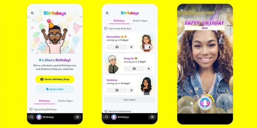 Snapchat Launches Birthdays Mini Feature in India
