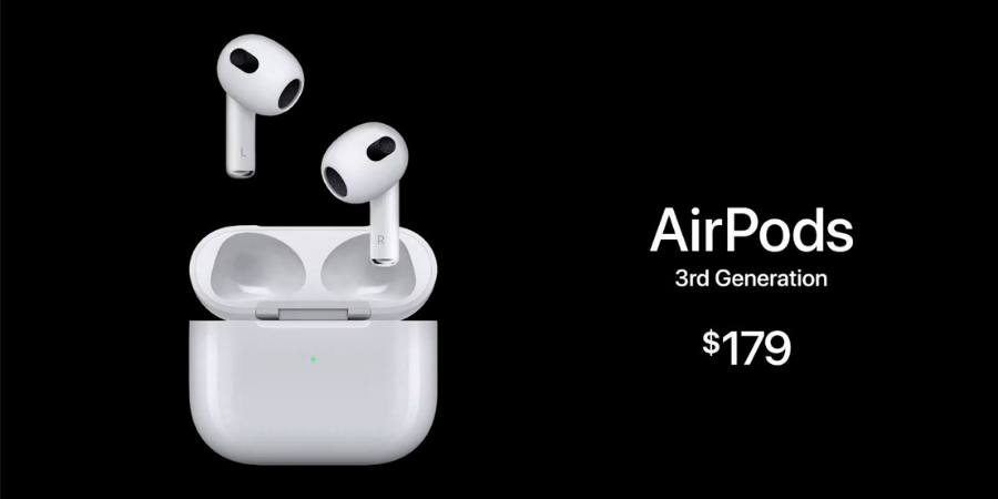 Apple AirPods (3rd Generation) With Spatial Audio Support Launched