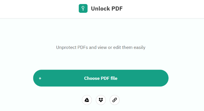 Unlock PDF