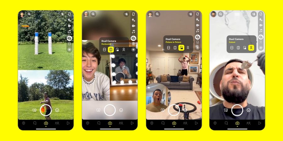 Snapchat gets a Dual Camera feature