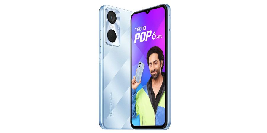 TECNO POP 6 Pro with 6.56-inch HD+ display, 5000mAh battery launched in India for Rs. 6,099