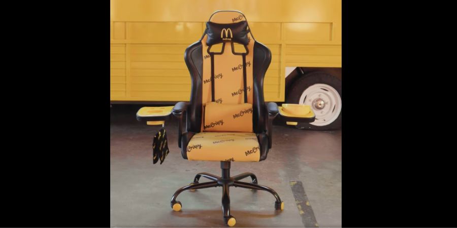 McDonald’s unveiled McCrispy gaming chair