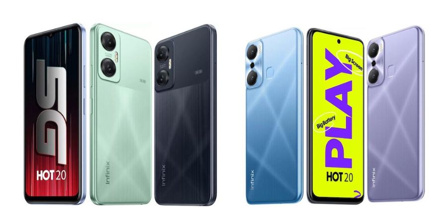 Infinix HOT 20 Play and HOT 20 5G launched in India