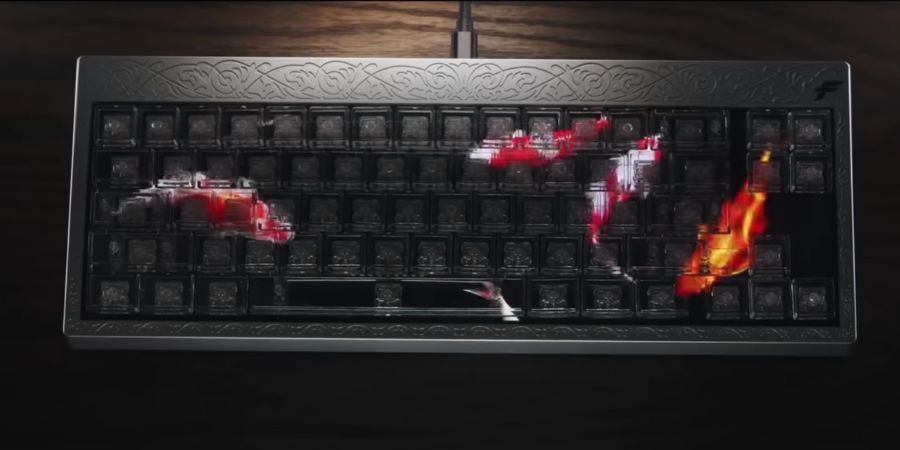 This keyboard plays full interactive video under its keys