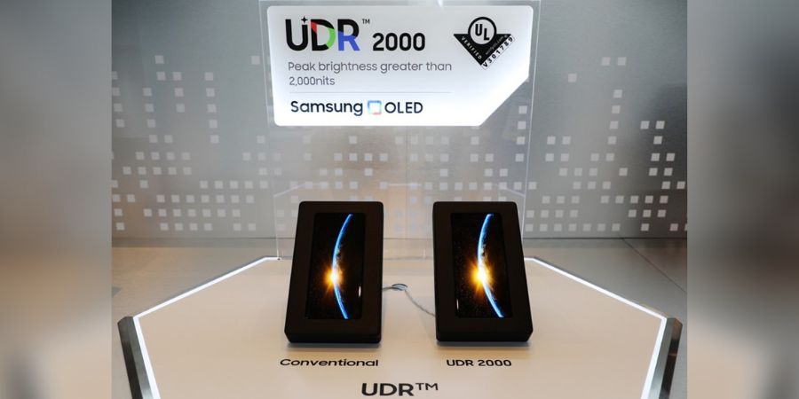Samsung unveils OLED display with 2,000 nits brightness for smartphones