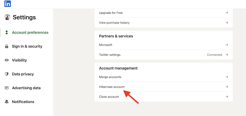 Hibernate LinkedIn account