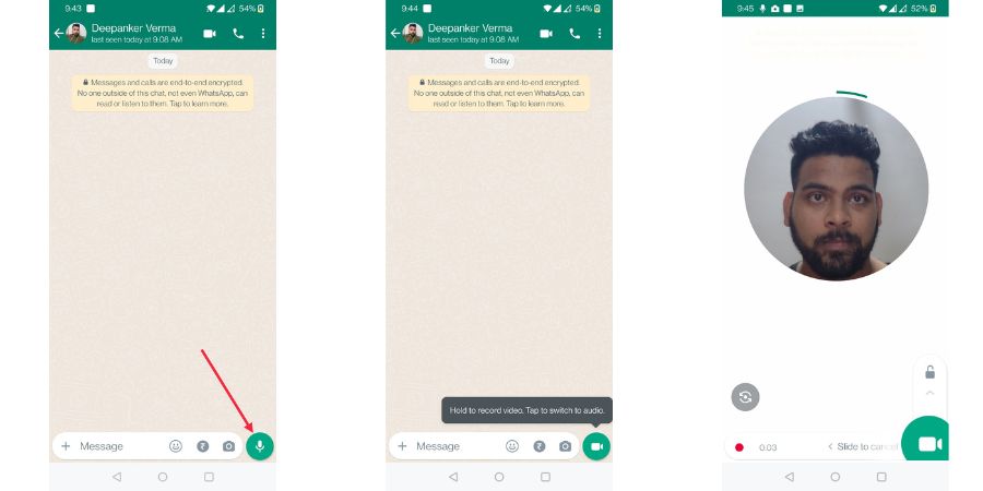 WhatsApp is testing video message