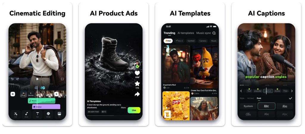 Filmora Video editing app Android