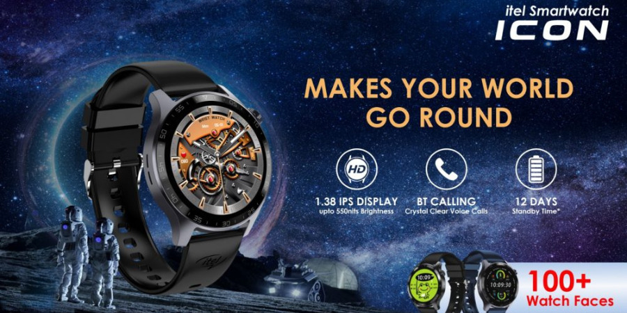 itel Icon Smartwatch with 1.38″ display, 100+ sports modes, Bluetooth Calling launched