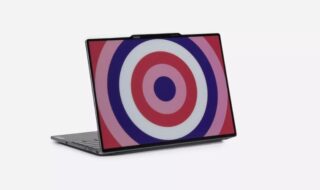 Lenovo’s new laptop has a color-changing top cover
