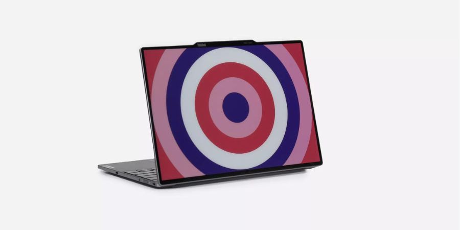 Lenovo’s new laptop has a color-changing top cover