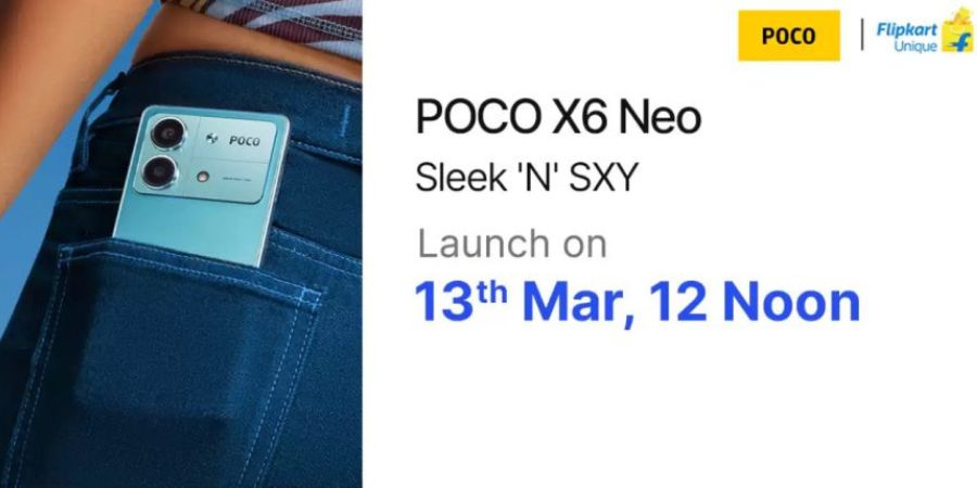POCO X6 Neo is launching in India on March 13