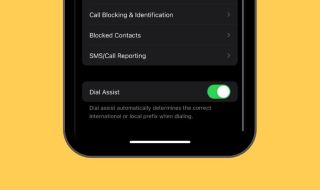 What is Dial Assist in iPhone
