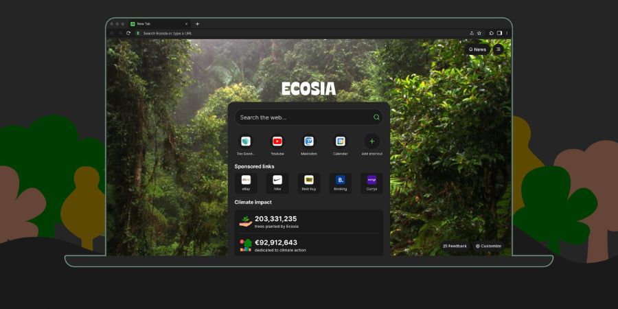 Ecosia launches a cross-platform browser