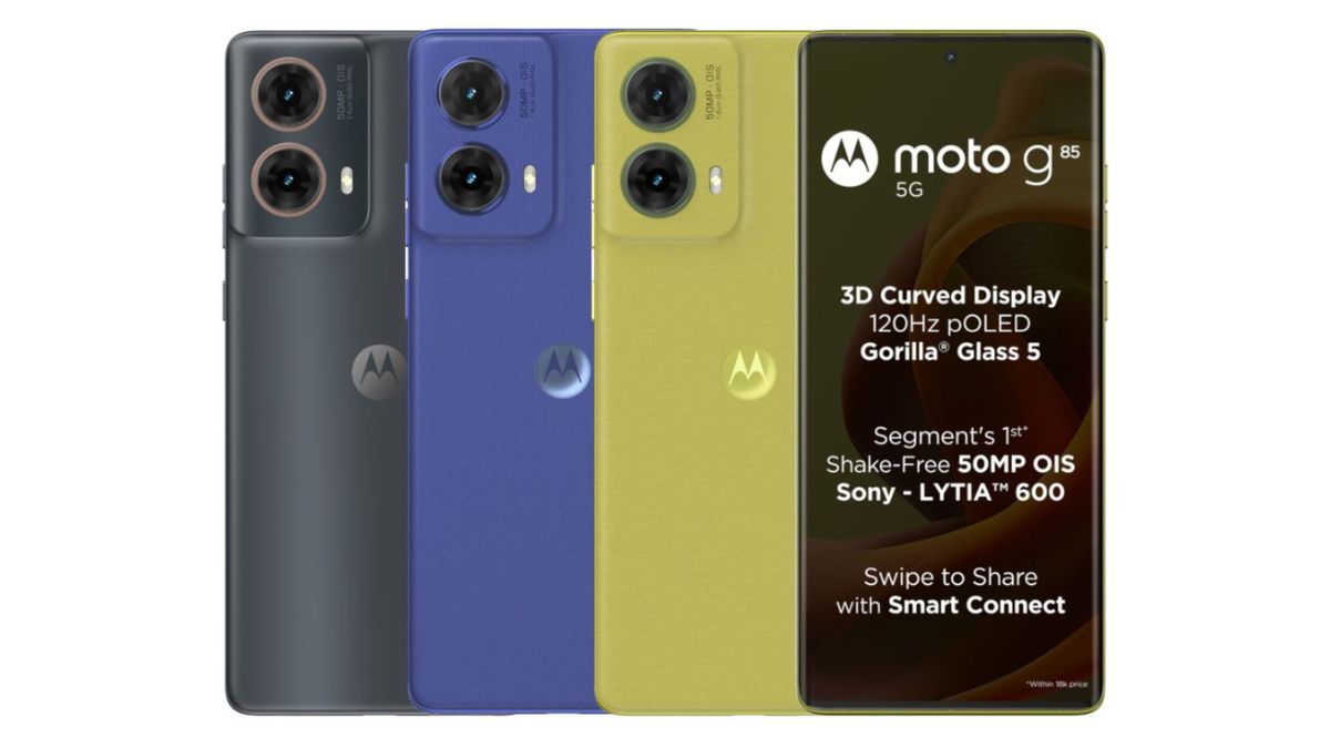 Moto G85 5G with 6.67-inch FHD+ 120Hz curved pOLED display, Snapdragon 6s Gen 3 launched in India