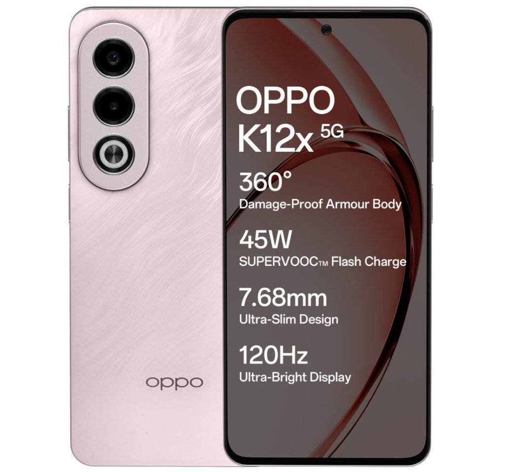 OPPO Launches K12x Feather Pink Color Variant