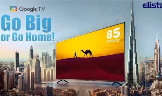 Elista launches 85-inch 4K HDR Google TV in India