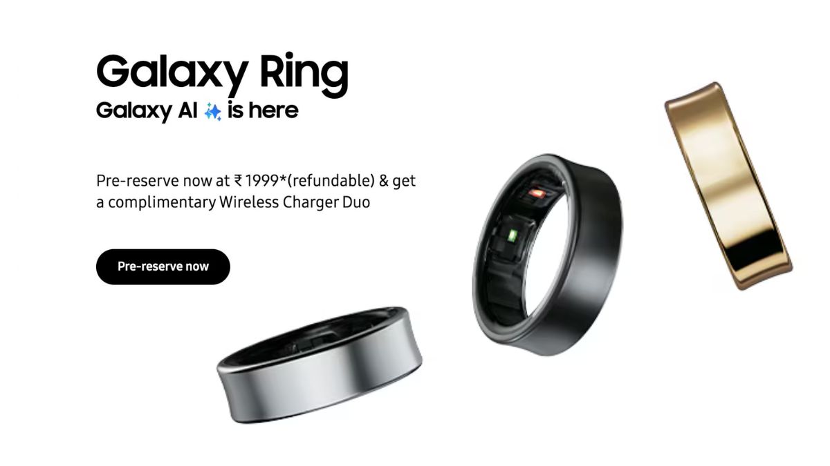 Samsung India begins pre-reservations of Galaxy Ring ahead of launch
