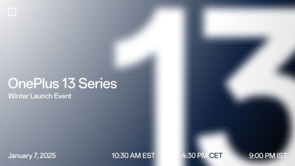 OnePlus 13 series global launch