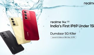 Realme 14x 5G with IP69 rating launching in India on December 18