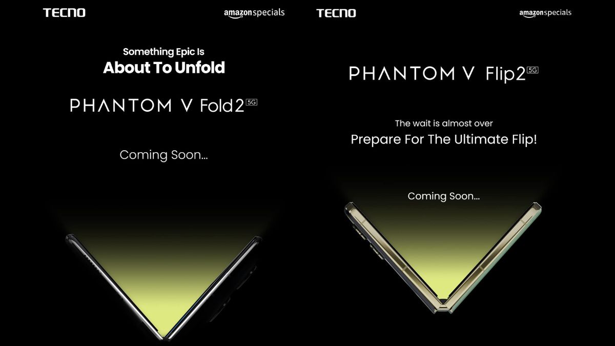 TECNO PHANTOM V Fold2 and V Flip2 launching in India on December 6
