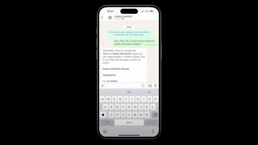 ChatGPT comes to WhatsApp
