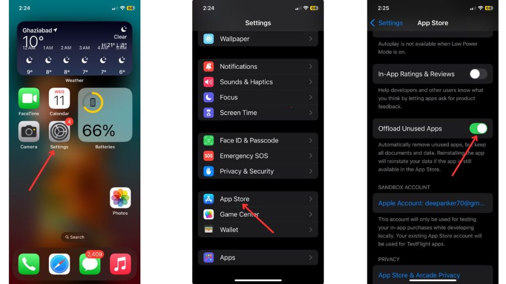 How to turn off offline unused traffic in iPhone