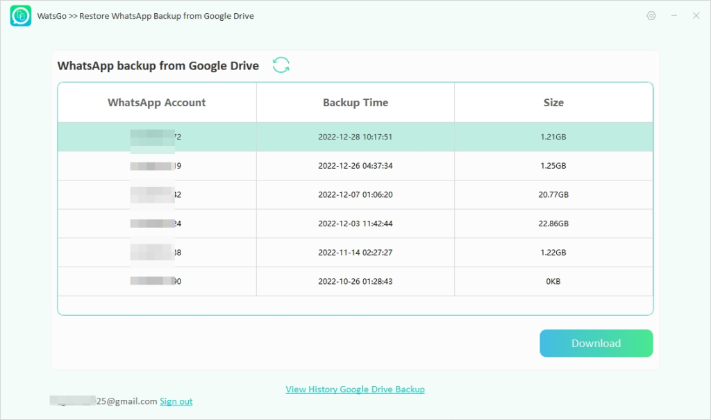 watsgo download google drive backup