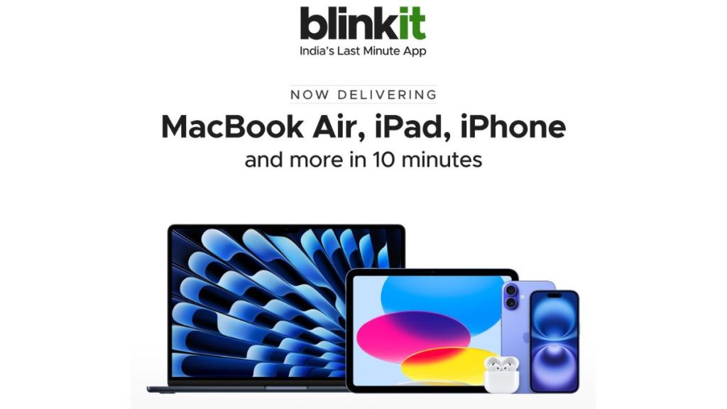 Blinkit Now Delivers Apple Products