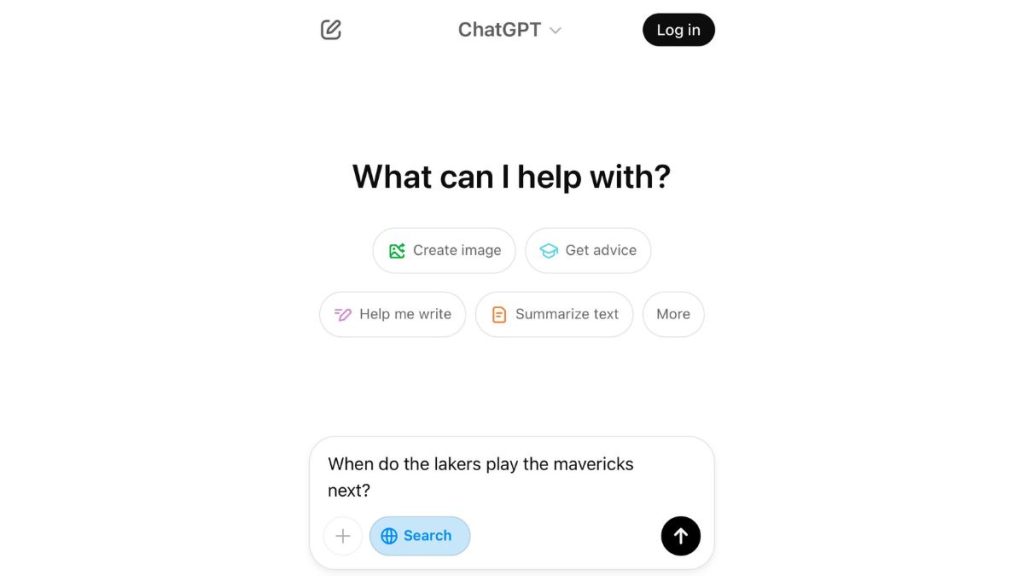 ChatGPT Search Engine