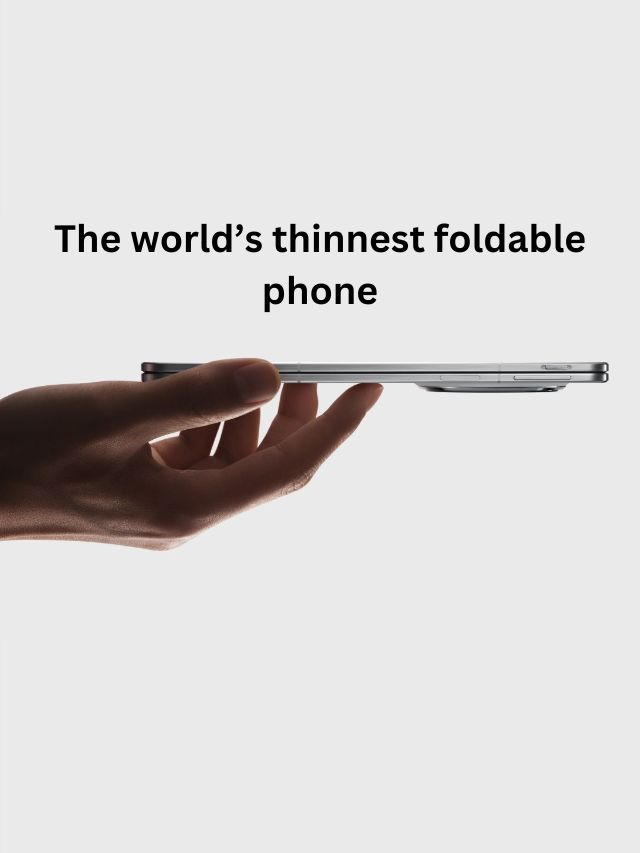 OPPO Find N5: The world’s thinnest foldable phone