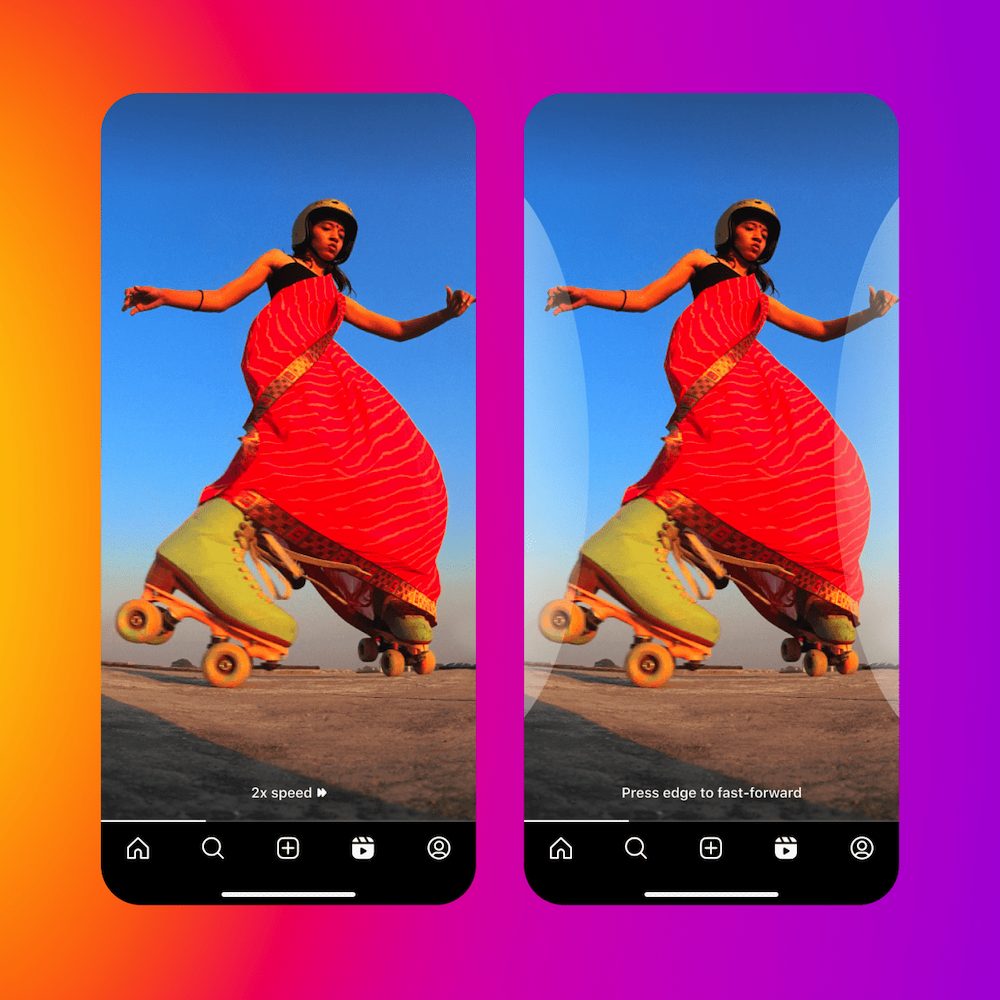 Instagram Adds 2x Speed Playback for Reels
