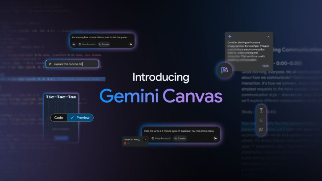 Google Canvas