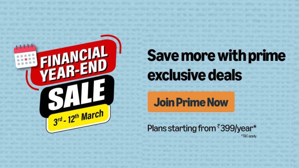 Financial Year End Sale
