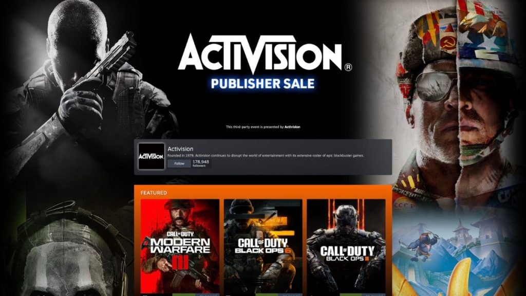Activision Publisher Sale 2025