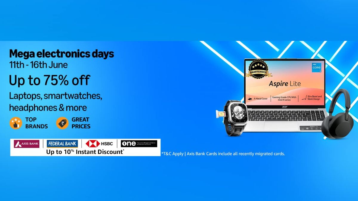 Amazon Mega Electronics Days 2025: Top Deals on Laptops, Tablets & More