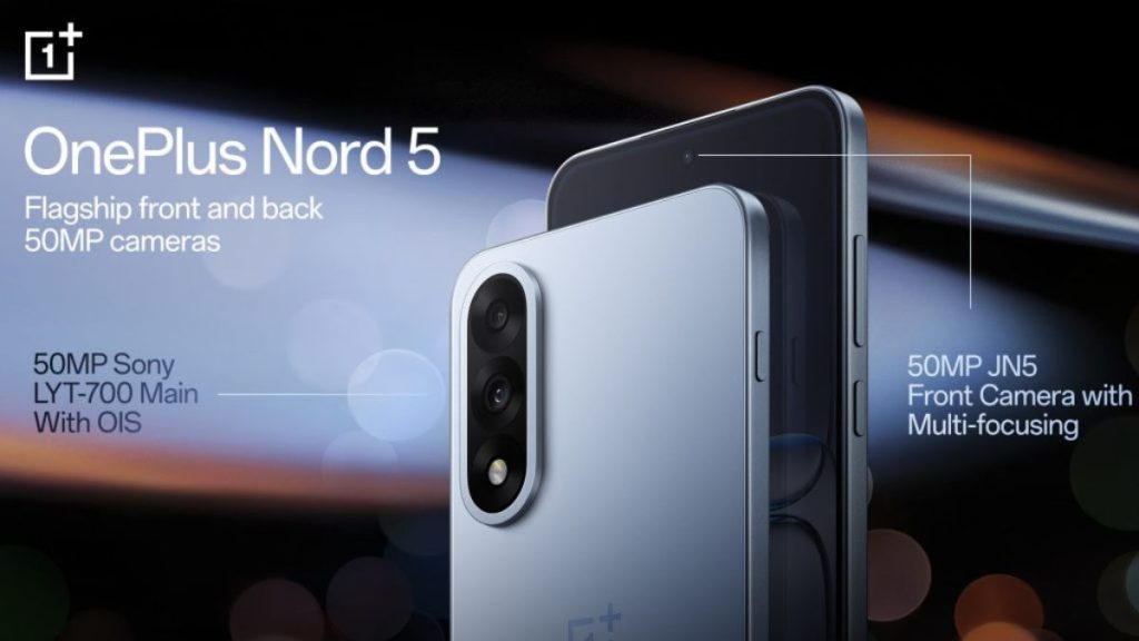 OnePlus Nord 5 camera details