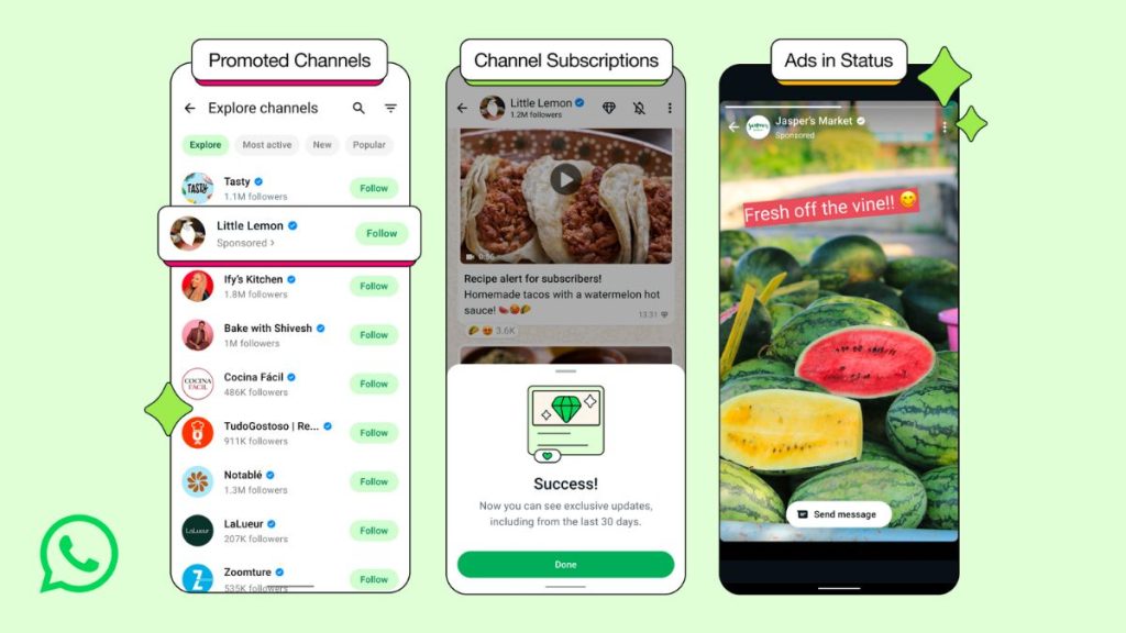 WhatsApp getting ads