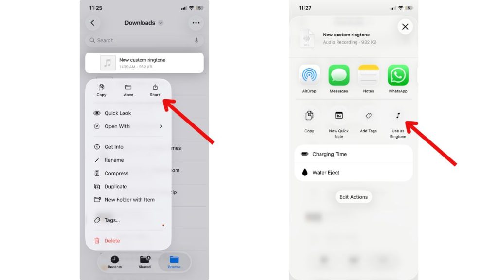 Set a Custom Ringtone in iPhone