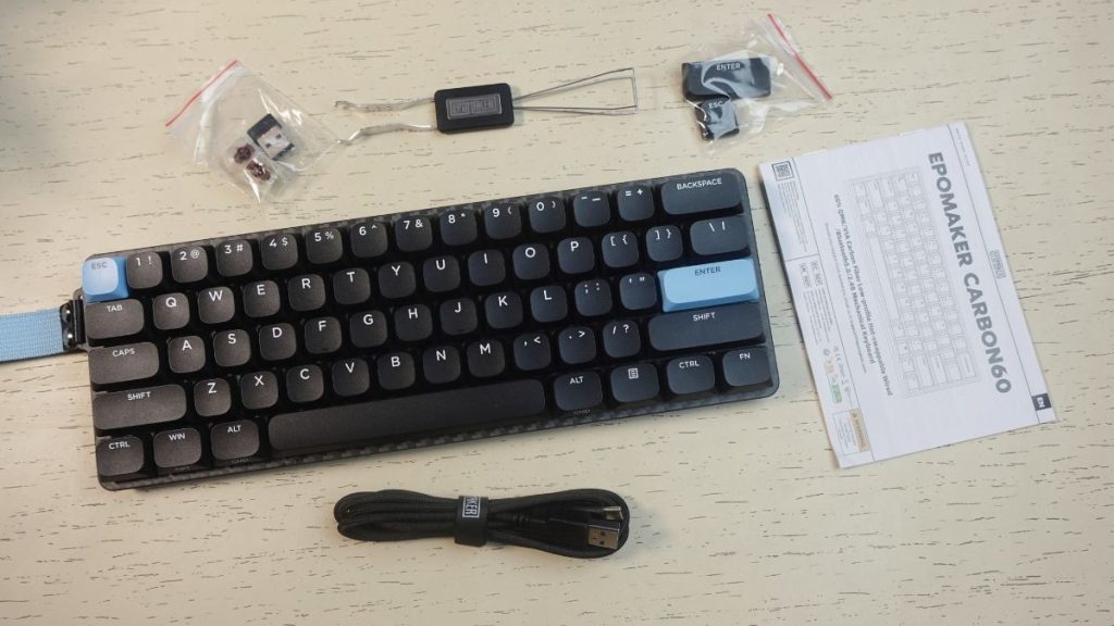 Epomaker Carbon 60 Unboxing 