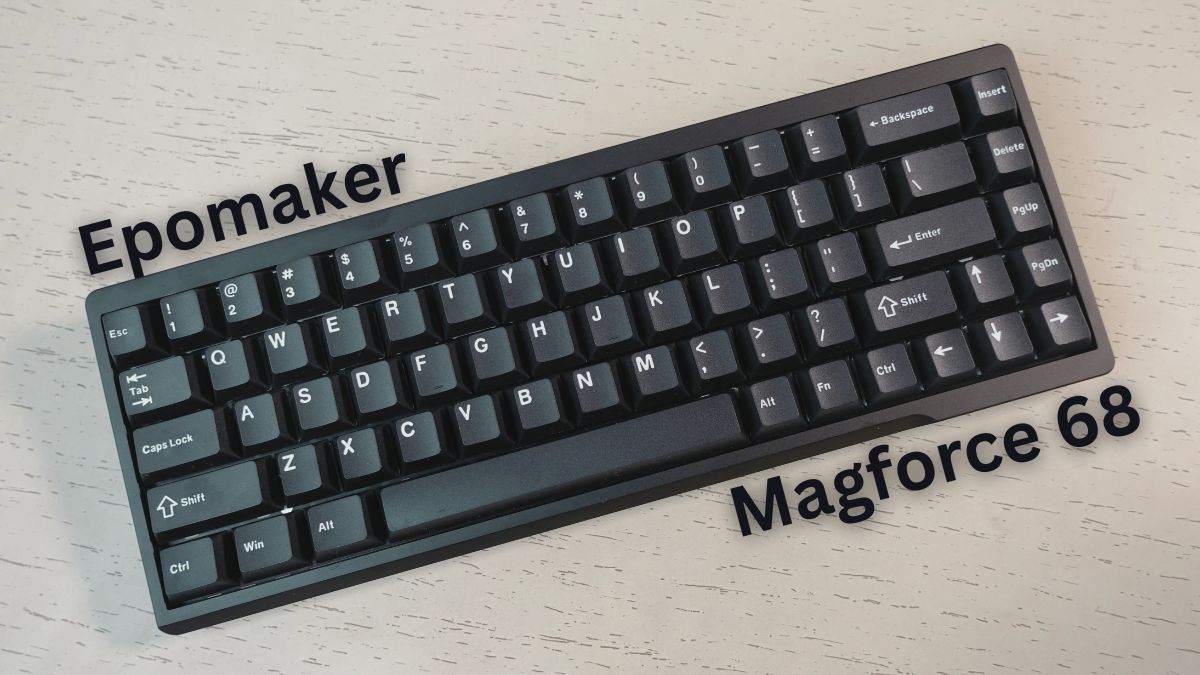 Epomaker Magforce 68 Review: A Magnetic Switch Keyboard with 8000Hz Polling