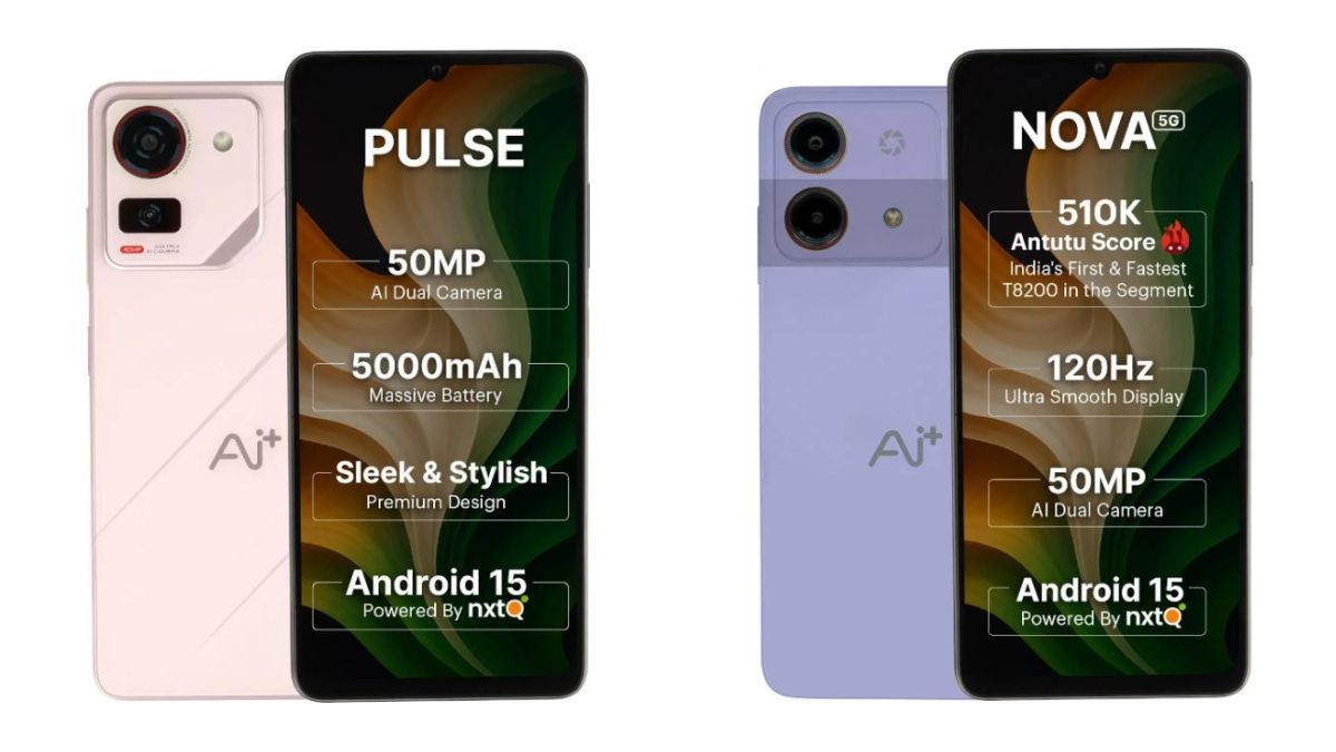 Ai+ Launches Ai+ Pulse and Ai+ Nova 5G in India, Starting at Rs. 4,999